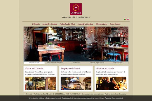 Organic_restaurant_creme theme site design template sample