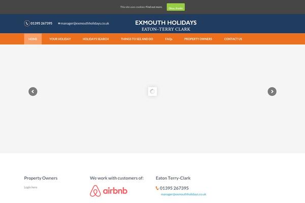 Travelo theme site design template sample