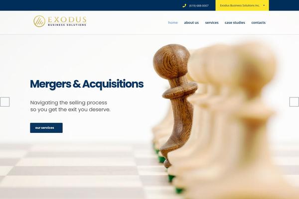 Consulting-child theme site design template sample