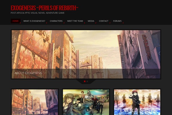 Parabola theme site design template sample