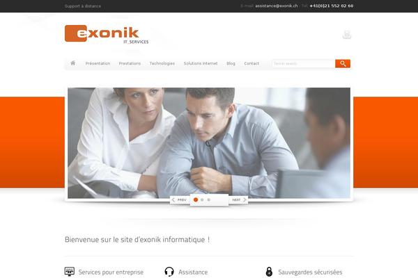 Maxx WP theme site design template sample