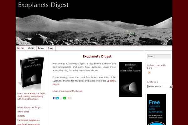 Thesis 1.8.4 theme site design template sample