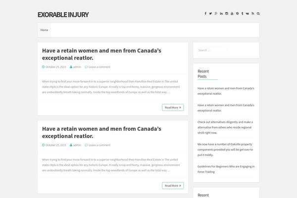 Semplicemente theme site design template sample