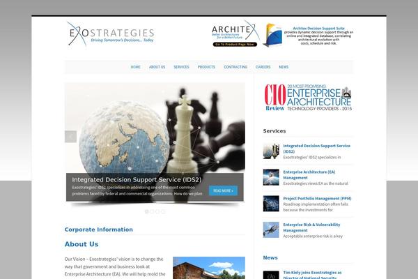 Wp Enlightened theme site design template sample