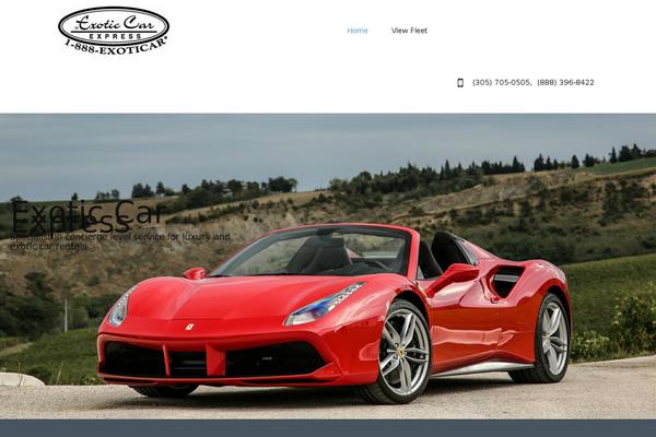 Site using Showcase - Visual Composer Addon plugin