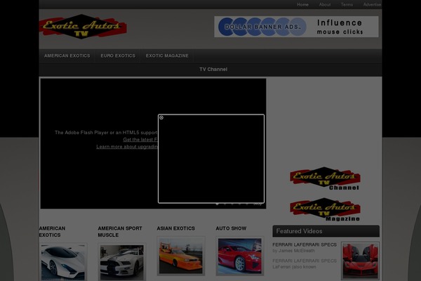 Video theme site design template sample