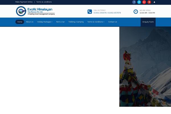 Site using Testimonials Slider plugin