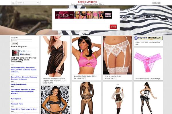 Covert PinPress theme site design template sample