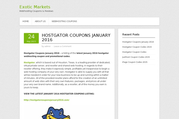 Contango theme site design template sample