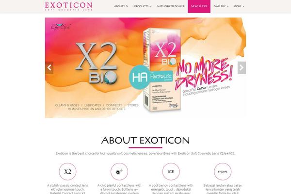Site using WP Excel CMS plugin
