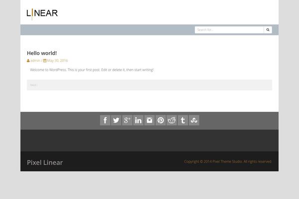 Blogghiamo theme site design template sample