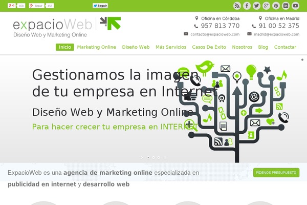 expacioweb.com site used Base