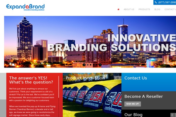 expandabrand.com site used Expandasign