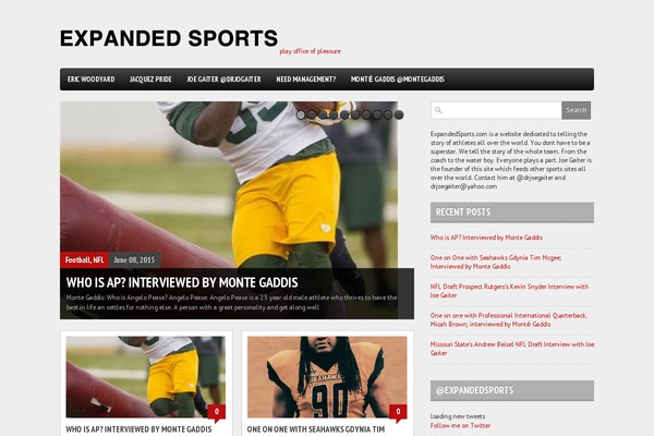 Boulevard theme site design template sample