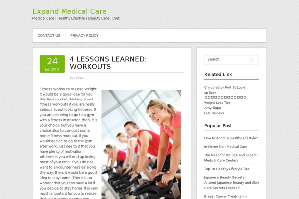 Contango theme site design template sample