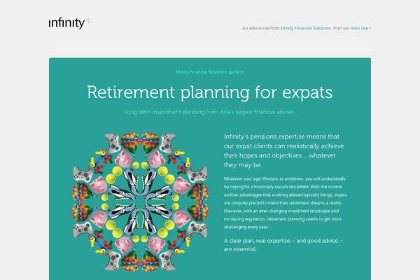 Infinity theme site design template sample