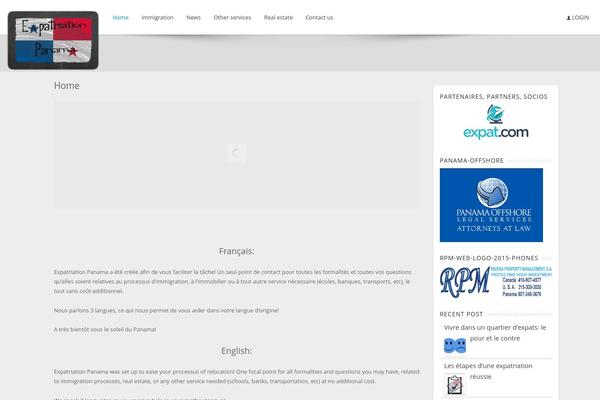 expatriation-panama.com site used Javo-house