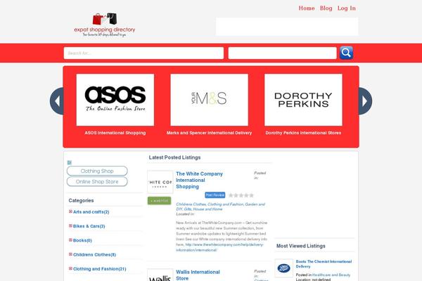Buzzler theme site design template sample