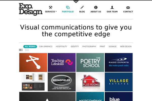 Daisho theme site design template sample