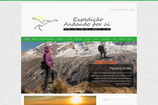 Travelify theme site design template sample