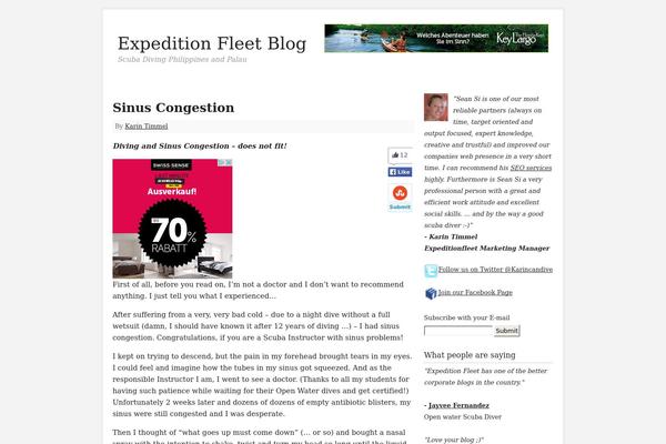 Prose theme site design template sample
