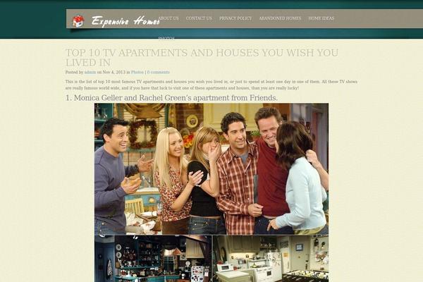 MyCuisine theme site design template sample