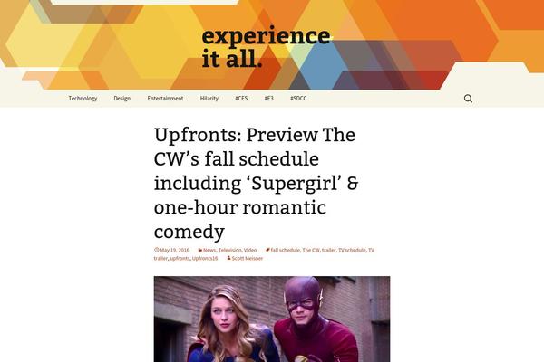 Journalist theme site design template sample