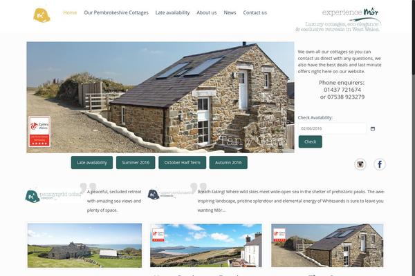 Rocco theme site design template sample