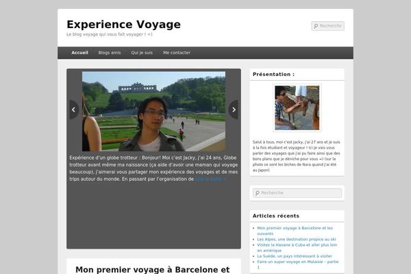 Travel Diary theme site design template sample