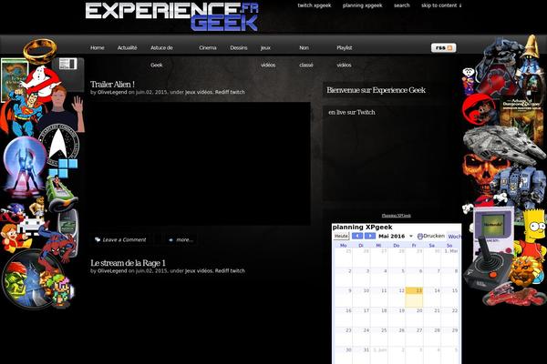Pixel theme site design template sample