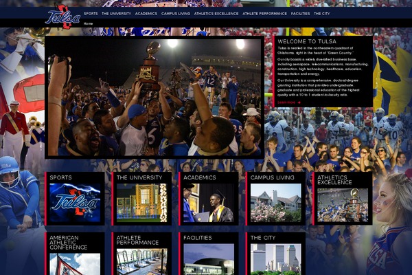 experiencetulsaathletics.com site used Tulsa