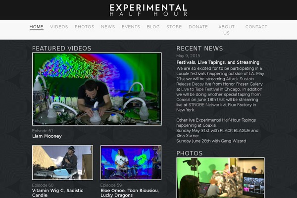 experimentalhalfhour.com site used Reactor-reactor-2-wip