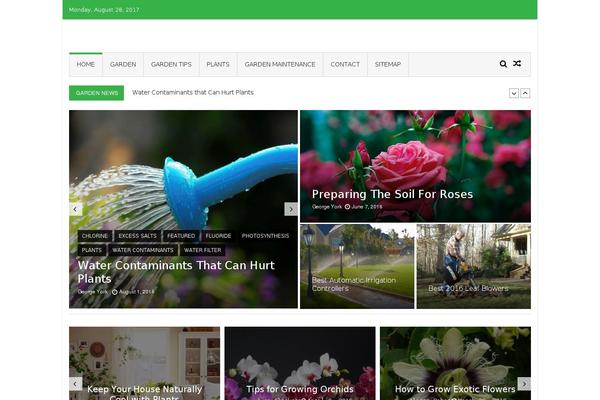 VMag theme site design template sample