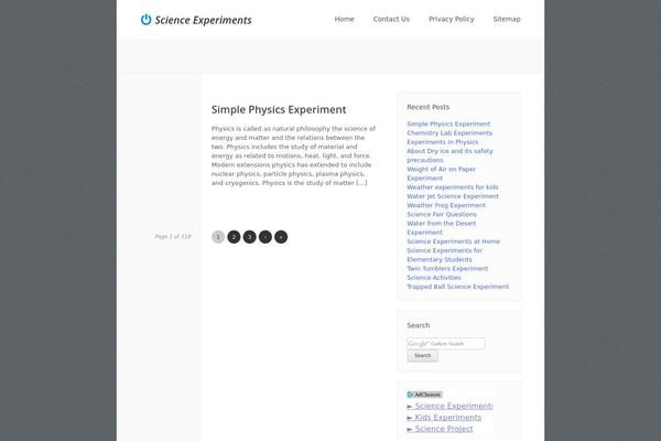 Clearly theme site design template sample