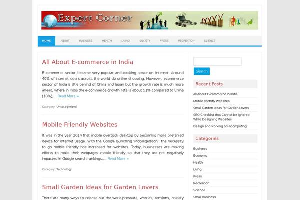 Arclite theme site design template sample