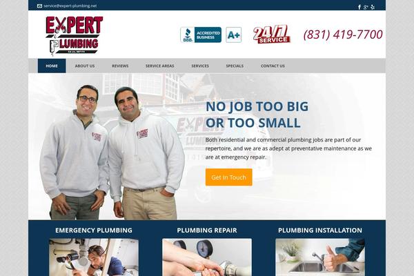 Jupiter theme site design template sample