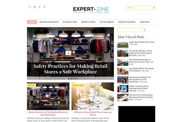 expert-zine.com site used TheStylist Codebase