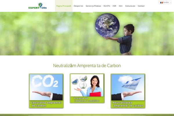 Eco Nature theme site design template sample