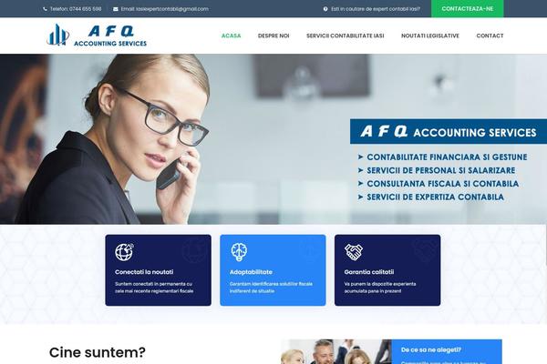 Finance theme site design template sample