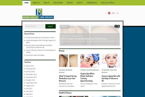 Hotnews theme site design template sample