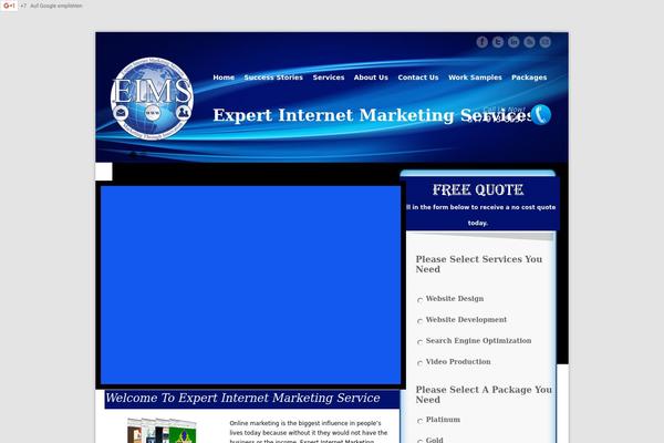 Options theme site design template sample