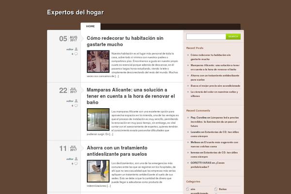 Typebased theme site design template sample