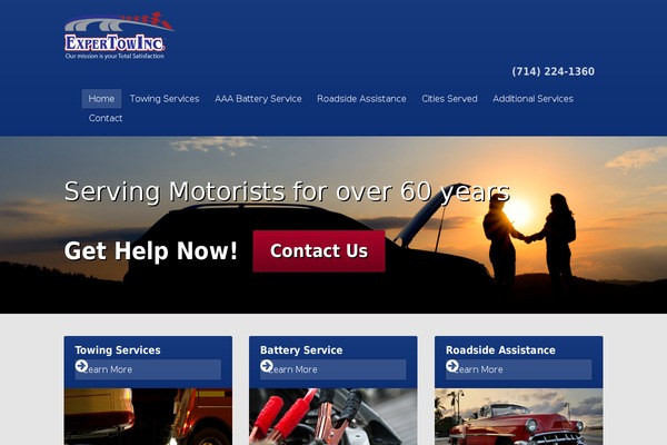 expert-tow theme websites examples