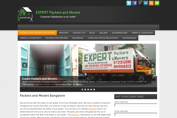 Upstream theme site design template sample