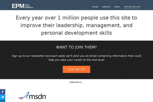 expertprogrammanagement.com site used Expert