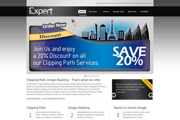 expertwebwork.com site used Newtheme