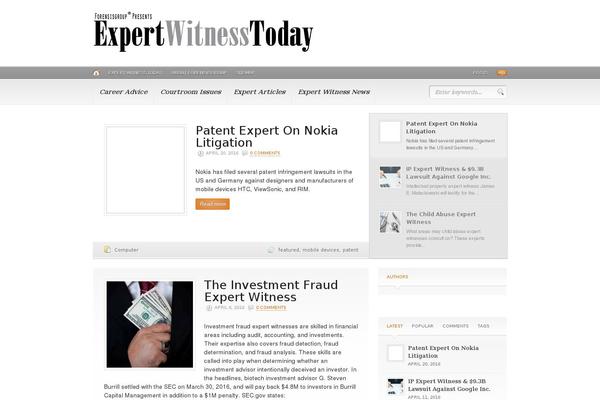 Headlines theme site design template sample