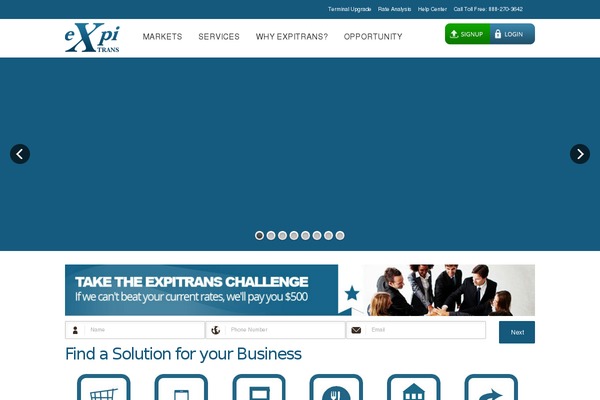 Expi theme site design template sample