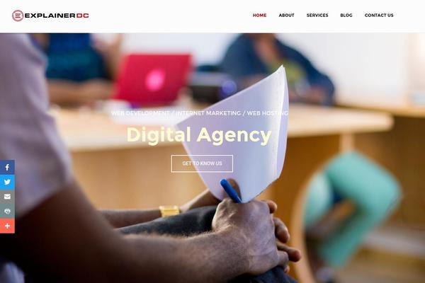 Lion theme site design template sample