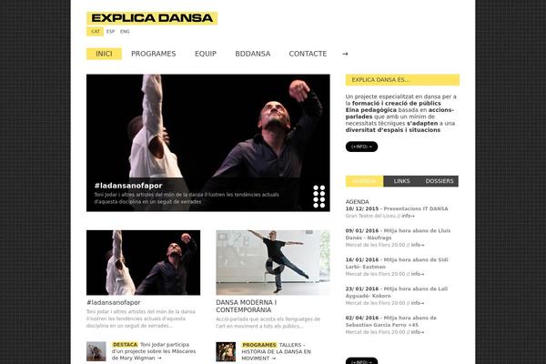 Gonzo theme site design template sample